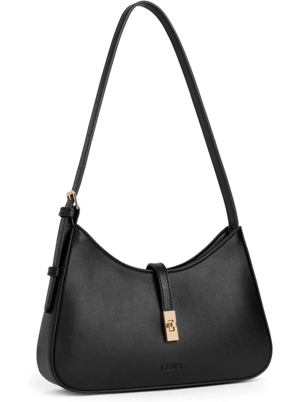 Chic Mini Vegan Leather Shoulder Bag | Adjustable Strap, Y2K Style, Cute Hobo